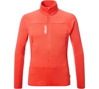 Millet - Polar stretch in Polartec® Power Grid con cerniera - Fusion Grid Jkt M Paprika per Uomo in Poliestere Riciclato - Taglia XL - Rosa