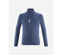 Millet fusion grid fleece blue