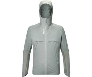 Millet - Giacche da trail running antivento ed elasticizzata - Intense Windbreaker Jacket M Granite per Uomo in Softshell - Taglia XL - Grigio