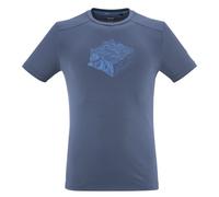 Millet Kamet Map TS SS M - T-shirt - uomo XL Blue man Recycled Polyester,Polartec Power Dry,Recycled Materials