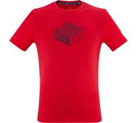 MILLET Kamet Map Ts Ss - Uomo - Rosso - Taglia L- modello 2025