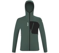 Millet Lokka Hoodie III M - felpa in pile con cappuccio - uomo L Green/Black man Recycled Materials,Bluesign