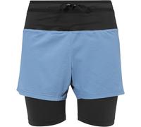 Millet - Pantaloncini da corsa elasticizzati leggeri ad asciugatura rapida - Intense 2In1 Short W Coronet Blue per Donne - Taglia M