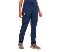 Millet - Pantaloni idrorepellenti da escursionismo - Ubic Stretch Zip Off Pant W Saphir per Donne in Softshell - Taglia 40 FR - Blu navy