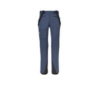 MILLET Pantaloni da uomo softshell da alpinismo Kamet Shield con bretelle blu | L