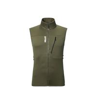 Millet - Felpa in pile elasticizzato con zip - Lokka Vest III M Grape Leaf per Uomo in Poliestere Riciclato - Taglia L - Verde