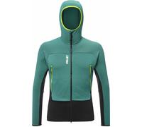 Millet - Pile tecnico da uomo in Polartec® - Fusion Grid Hoodie M Bottle Black per Uomo - Taglia XL - Verde