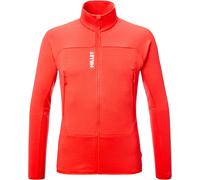 Millet Pile Fusion Grid - Polartec Power Grid stretch con zip - Uomo Paprika Taglia S