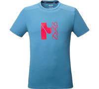 Millet - T-shirt da alpinismo leggero e traspirante a maniche corte - Kamet Map SS M Coronet Blue per Uomo in Poliestere Riciclato - Taglia L