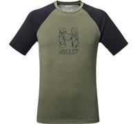 Millet - T-shirt da arrampicata in viscosa eco-responsabile e poliestere riciclato - Cimai Natural SS M Grape Leaf Black per Uomo in Poliestere Riciclato - Taglia S - Verde