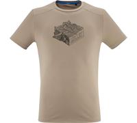 Millet - T-shirt in Polartec® - Kamet Map TS SS M Dorite per Uomo in Poliestere Riciclato - Taglia M - Kaki Kaki M