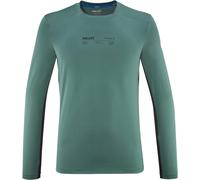 Millet - T-shirt trail da uomo - Intense TS LS M Bottle Black per Uomo - Taglia S - Verde Verde S