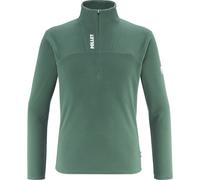 Pile Millet Ubic Light Grid Half Zip verde prato - L