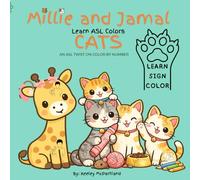 Millie and Jamal Learn ASL Colors Cats: ASL Coloring Book