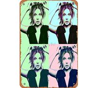Millie Bobby Brown Pop Art Poster Targa in metallo Vintage 20 x 30 cm