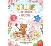 Millie Coloring Book: Personalized Gift for Girls with the Custom Name Millie on Every Page