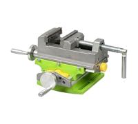 Milling Bench Vise - Adjustable Drill Press Clamp, Cross Slide Heavy Duty Metal Tool, Small Workshop Vise | Durable Woodworking Drilling Machine Accessory For DIY Crafts Carpentry Precision Work