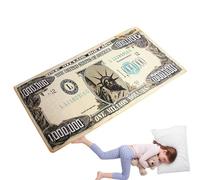 Million Dollar Throw Blanket - 1 milione di Dollari Pattern Blanket, Warm Bed Comforter for Women Men, Plush Home Decor, Living Room Soft Cover, Luxury Money Design Gift for Adults Teens