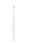 Million spazzolino da denti ultra fine morbido antibatterico proteggere la salute da viaggio spazzolino portatile strumenti per l'igiene orale (colore: BL-bianco 1 pz)