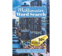 Millionaire Word Search: Puzzle Book Word Searches Easy to Read about Famous Millionaires, Luxury, Investments and more | 6X9 Inches, 110 Pages | 50+ ... The Rich, Birthdays, Holidays and Free Times.