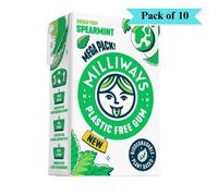 Milliways Spearmint Chewing Gum - Confezione da 10 (60 g ciascuna)