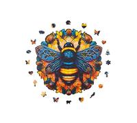 Milliwood Puzzle in Legno 206 Pezzi - Abundance - Puzzle Bambini 10 Anni Puzzle Legno Puzzle Animali Passatempo Per Adulti Animali In Legno Puzzle Particolari Puzzle Bellissimi - 32x32cm