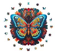 Milliwood Puzzle in Legno 206 Pezzi - Elusive - Puzzle Bambini 10 Anni Puzzle Legno Puzzle Animali Passatempo Per Adulti Animali In Legno Puzzle Particolari Puzzle Bellissimi - 32x32cm