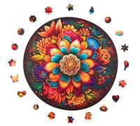 Milliwood Puzzle in Legno 206 Pezzi - Leaf Ornaments - Puzzle Bambini 10 Anni Puzzle Legno Puzzle Animali Passatempo Per Adulti Animali In Legno Puzzle Particolari Puzzle Bellissimi - 32x32cm