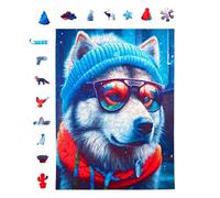 Milliwood Puzzle in Legno 316 Pezzi - Alaskan Malamute - Puzzle Bambini 10 Anni Puzzle Legno Puzzle Animali Passatempo Per Adulti Animali In Legno Puzzle Particolari Puzzle Bellissimi - 27,5x37cm