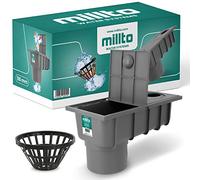 Millto™ Pozzetto per Pluviale 110 mm | Scarico Verticale Filtro per Tubo di Acqua Piovana Scatola Grondaia Cassetta Pioggia Polipropilene