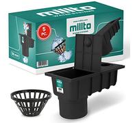 Millto™ Pozzetto per Pluviale 110 mm | Scarico Verticale Filtro per Tubo di Acqua Piovana Scatola Grondaia Cassetta Pioggia Polipropilene