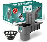 Millto™ Pozzetto per Pluviale 110 mm | Scarico Verticale Filtro per Tubo di Acqua Piovana Scatola Grondaia Cassetta Pioggia Polipropilene