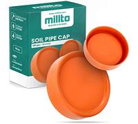 Millto™ Tappo di chiusura per tubo di bloccaggio, per presa di corrente, colore arancione, polipropilene, plastica, 110 mm