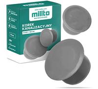 Millto™ Tappo per manicotti HT tubo Ø DN 50 mm grigio | tappo di scarico in plastica PVC PP raccordo coperchio