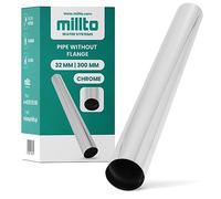 Millto™ Tubo a immersione per lavandino, 32 mm, 300 mm, cromato