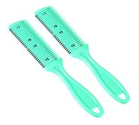 Milltrip a Doppio Lato Rasoi Pettine, Pettine di Taglio dei Capelli Professionali con 2 Lame Extra, Pettine Diradamento per Parrucchiere di qualità Salone a Casa, Pettine di Taglia per