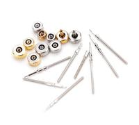 Milltrip Kit di riparazione professionale per orologi, corona in acciaio inox e barretta a molla, set di ricambio per orologiai, gioiellieri e appassionati di D IY, 1#