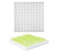 Milltrip Strumento Giardinaggio per Piantare Spugne Idroponiche 100 Pezzi - Spugne Quadrate per Piantine per la Crescita di Piccole Gemme in Serra/coltivare Piantine