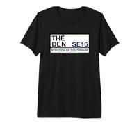 Millwall The den iconico Cartello Stradale Maglietta Premium