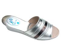 Milly 1706 Ciabatte da Camera Chiuse per Donna Pantofole per casa Classiche Eleganti con Zeppa