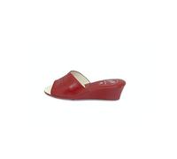Milly 1805 Ciabatta Camera Pelle F.DO Bufalo ZEPPETTA 100% Made in Italy Rosso 38