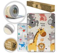 Milly Mally Tappetino in schiuma per bambini, pieghevole, 178 x 120 x 1 cm, in materiale XPE, impermeabile, non tossico, anallergico, antiscivolo Sea and Africa