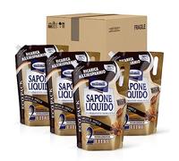 Milmil Sapone Liquido, Fragranza Argan & Miele, Ricarica Universale Maxirisparmio, Dermatologicamente Testato pH 5.5-4 x 2000 ML