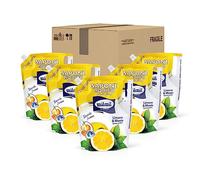 Milmil Sapone Liquido Speciale Cucina, Fragranza Limone & Menta, Formato Ricarica Busta, Detergente Stoviglie con Molecola Elimina Odori, Dermatologicamente Testato - 5 x 900 ML