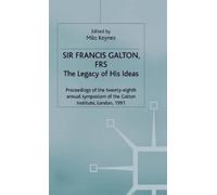Milo Keynes Sir Francis Galton, FRS (Copertina rigida)