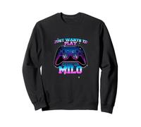 MILO - LEVEL UP con Controller: VUOLE SOLO GIOCARE Felpa