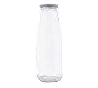 Milo srl PZ 20 Bottiglie per Passata di Pomodoro in Vetro 720 ML Bocca Larga Completa di Tappo 53 MM (PZ 20 Bottiglie 720 ML)