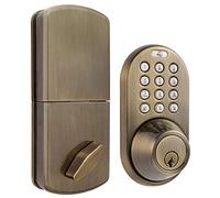 Milocks Electronic KEYLESS Entry touchpad Deadbolt Door Lock, DF-02AQ