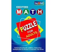 Milon R Alex Exciting Math Puzzle For Adults (Tascabile)