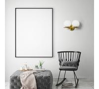 miloox by Sforzin Applique Jugen, oro, 2 luci miloox by Sforzin